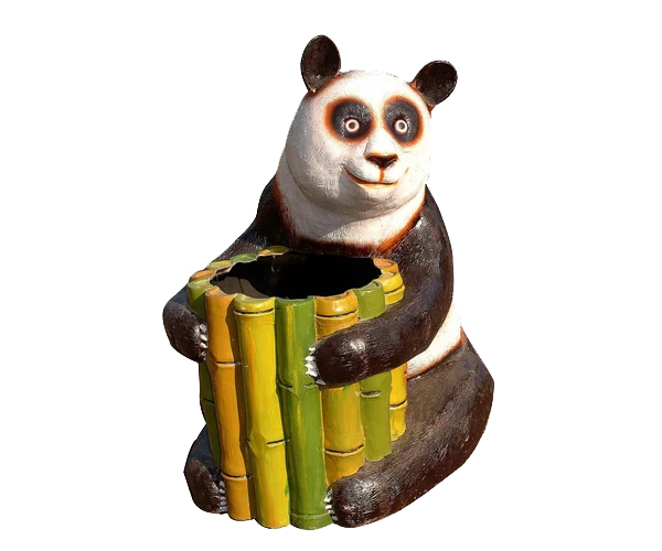 ANIMAL STATUES AND DUSTBINS